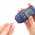 Diabetes Patient Measuring Glucose Level Blood Test